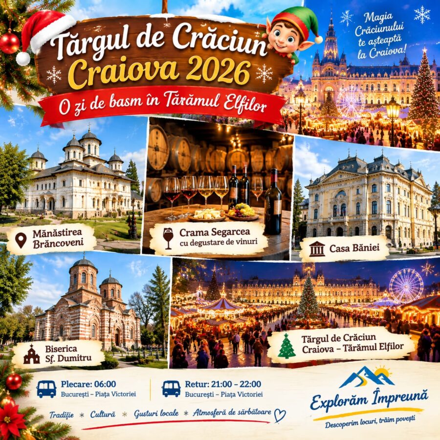 Târgul de Crăciun Craiova – O zi de basm în Tărâmul Elfilor
